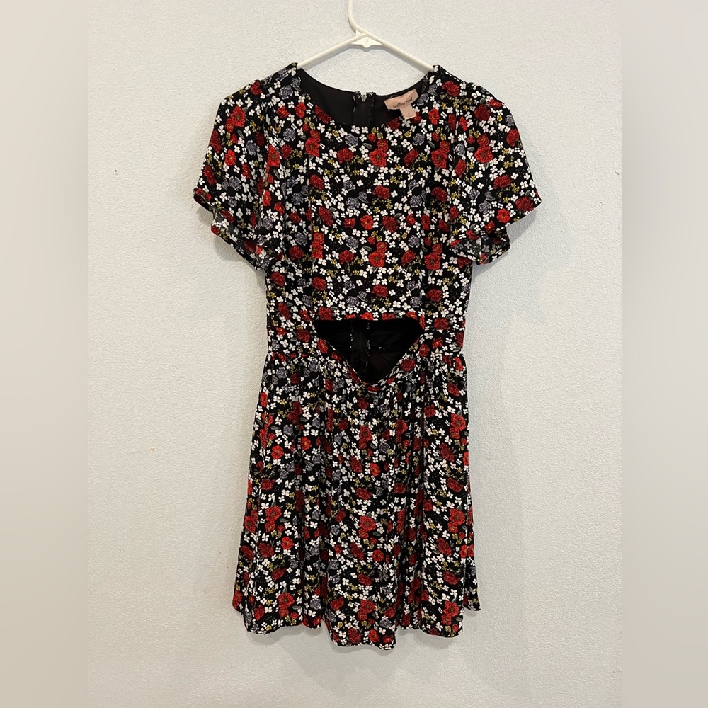 Floral Pleated Dress